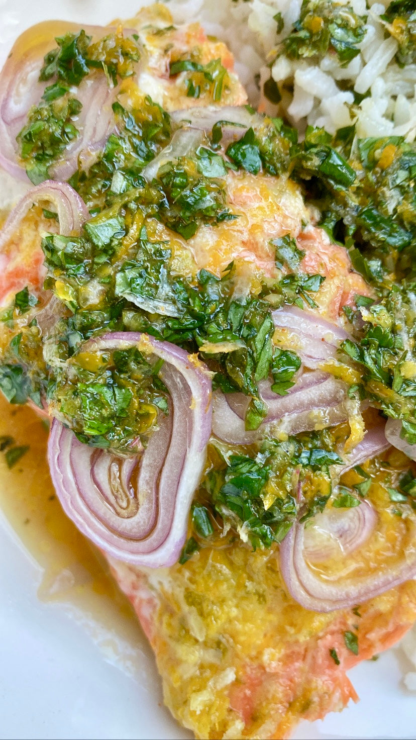 Herby Citrusy Salmon